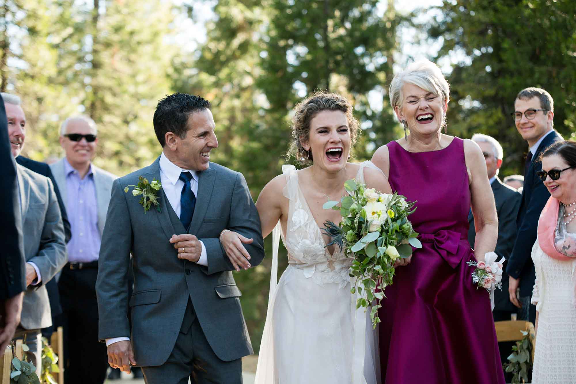 Parents at child's wedding