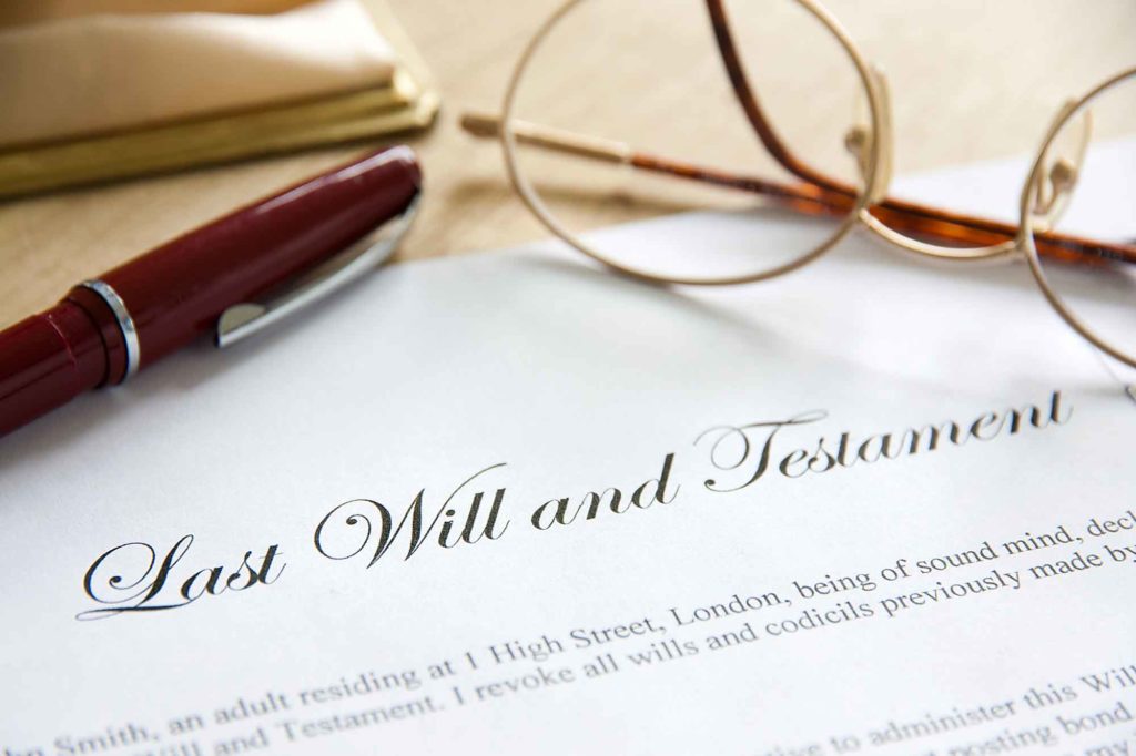 Inheritance Tax in Someone's Last Will & Testament