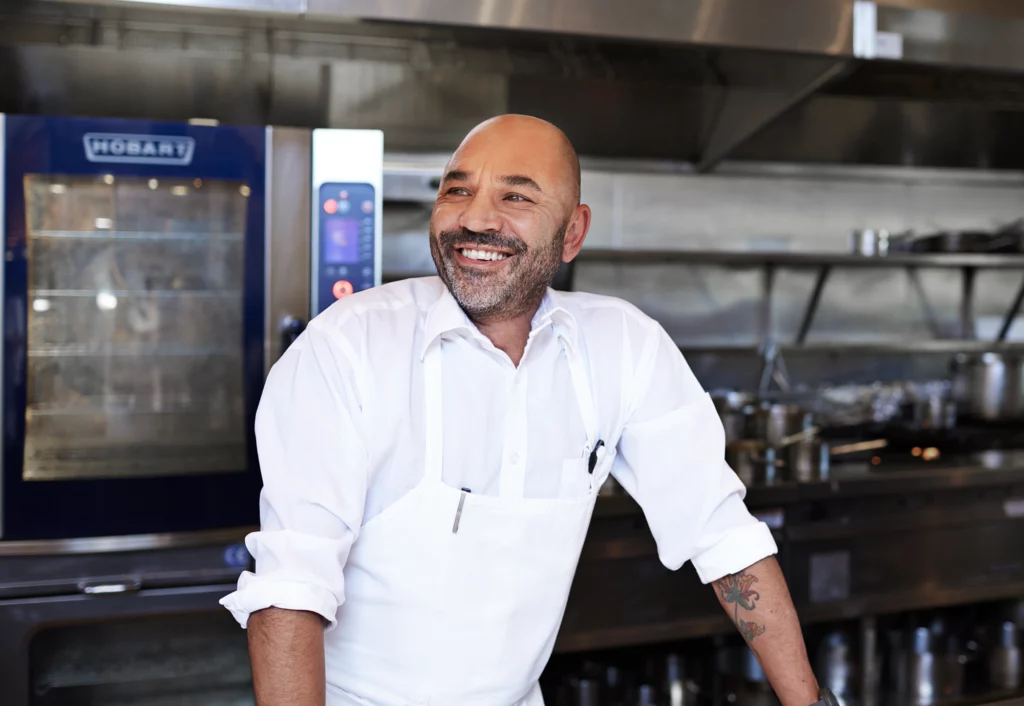 Chef standing in the kitchen