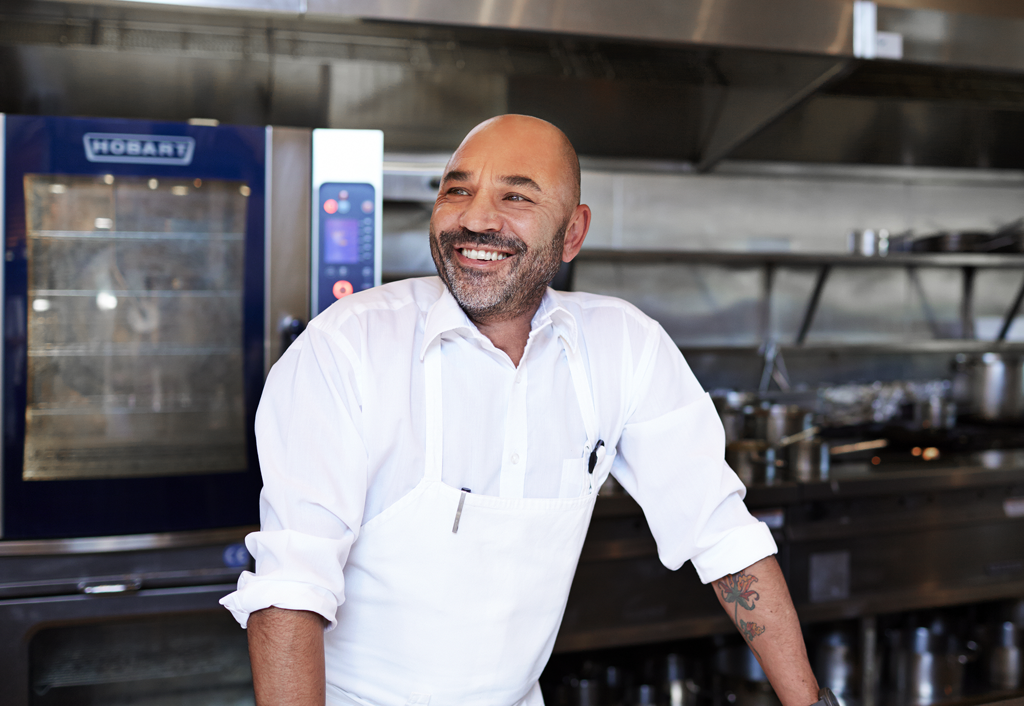 Chef standing in the kitchen