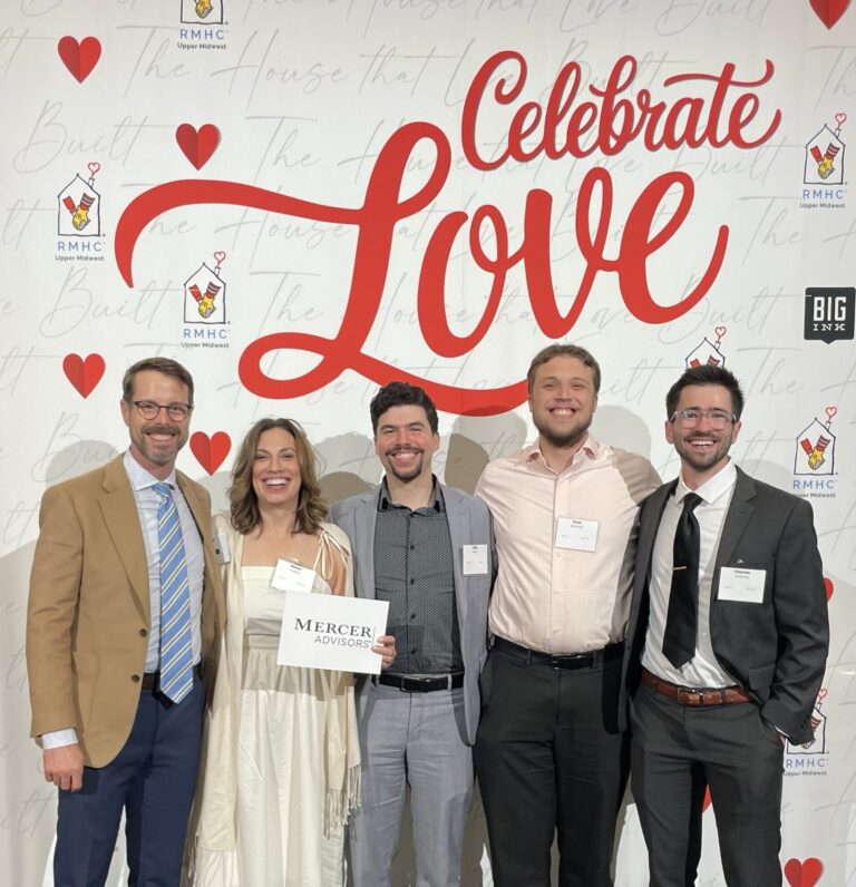 A team at a gala