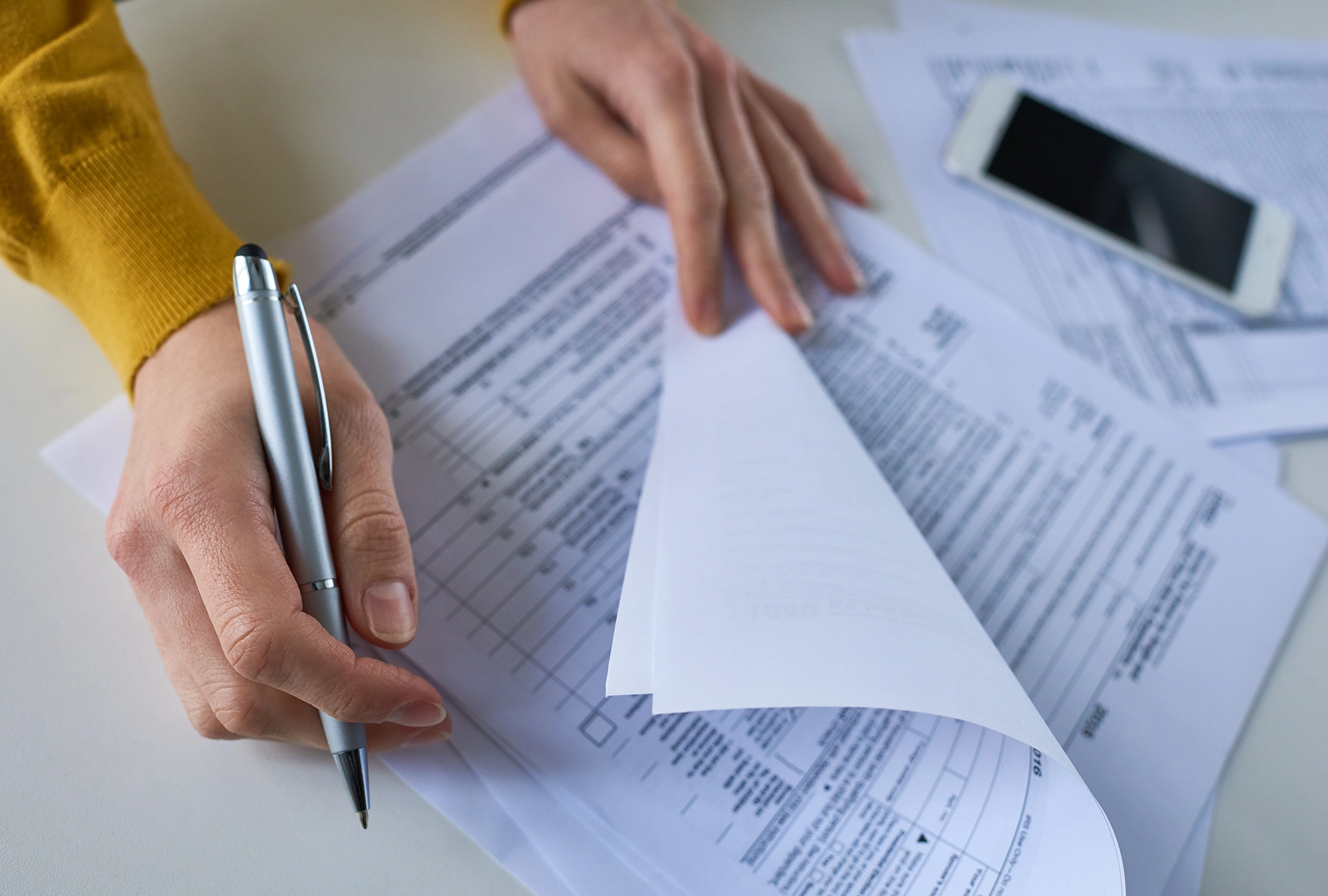 A person evaluating their tax strategies