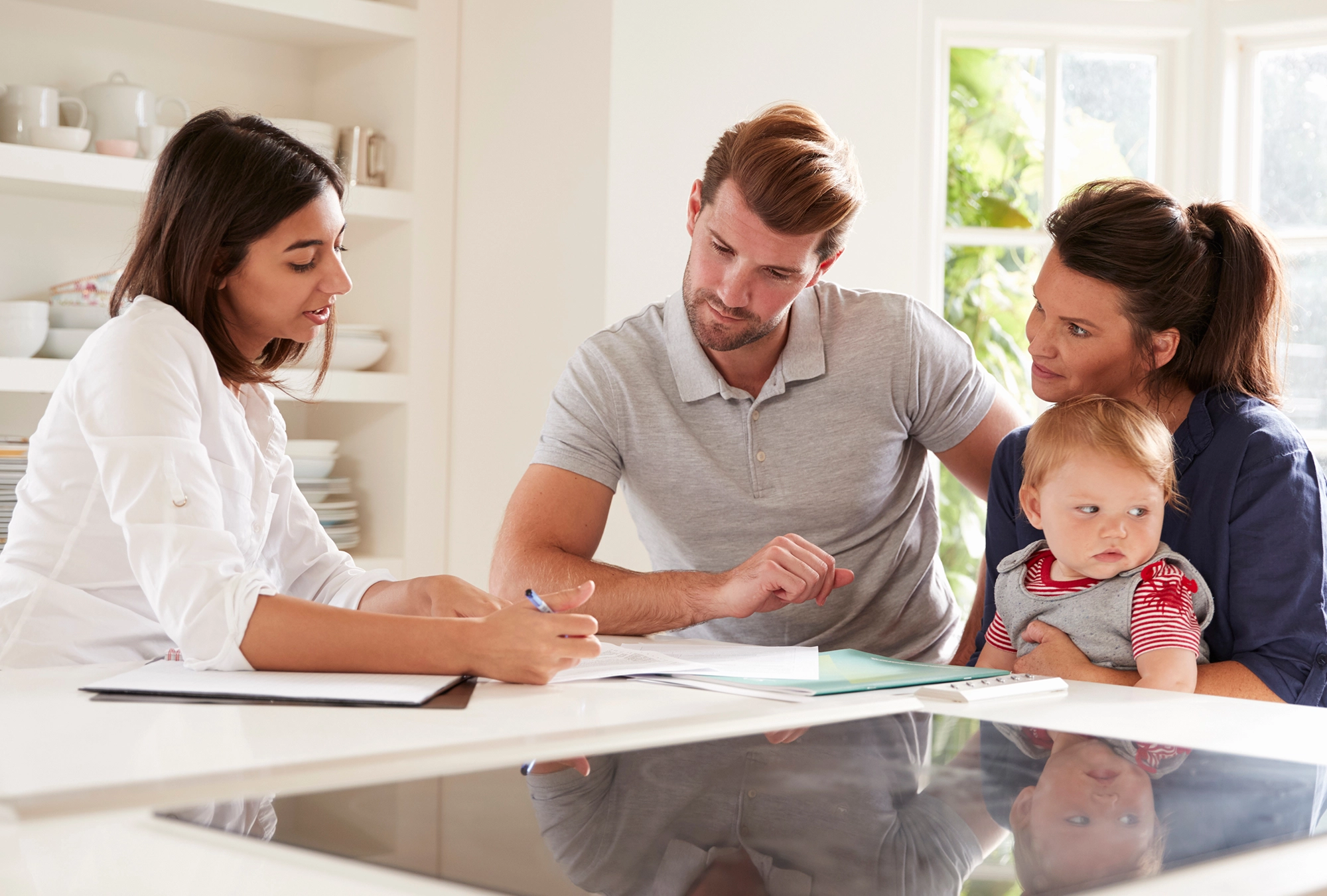 A family discussing a lifetime trust