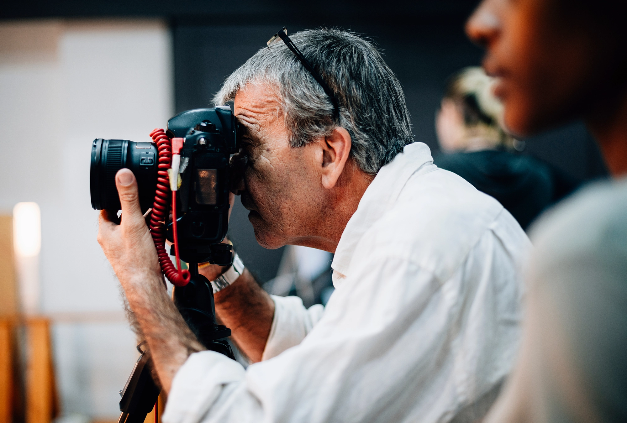 A creative working a job