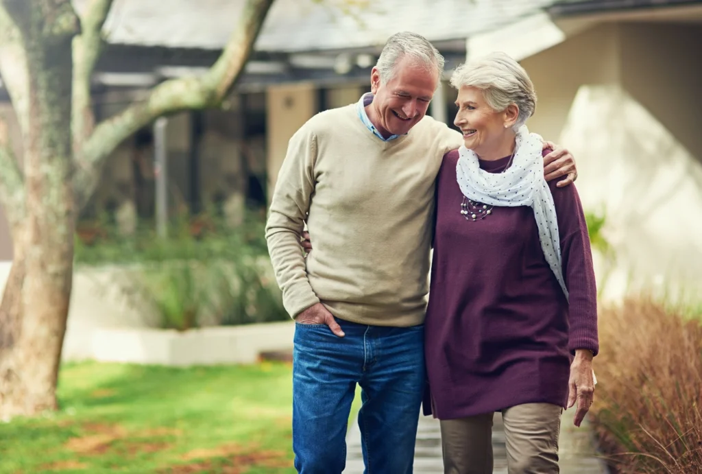 A couple with umbrella insurance