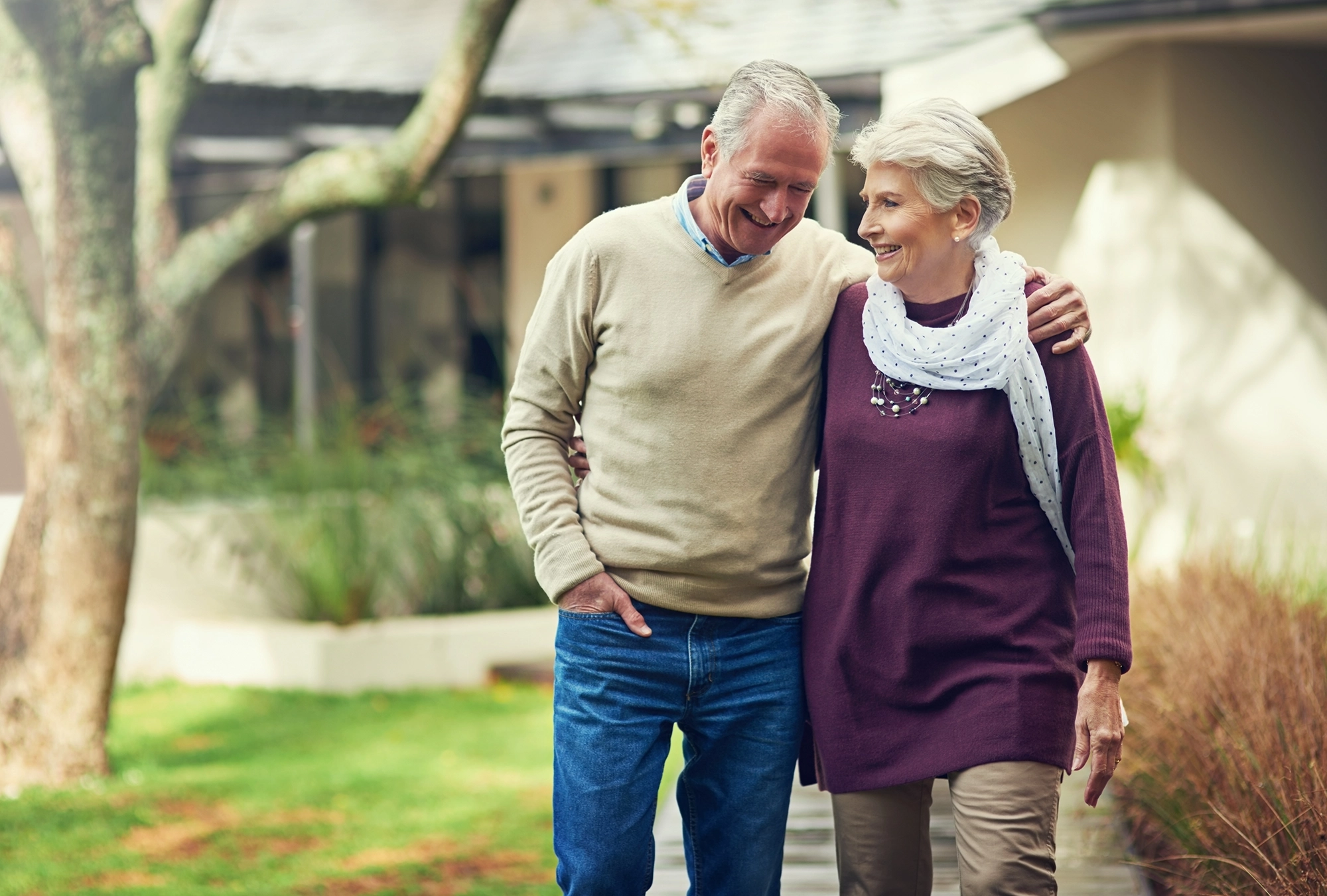 A couple with umbrella insurance