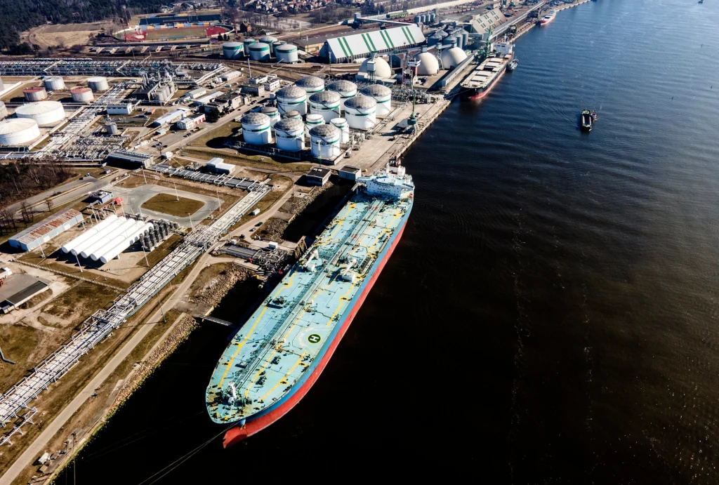 Ship in canal